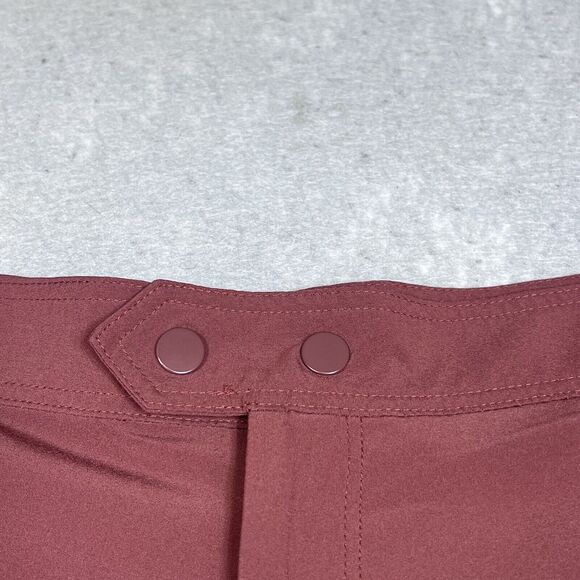 Athleta Pants Womens Size 8P Cognac Brown Uptown Ankle Pant Pockets S/530632-01 - Picture 3 of 14